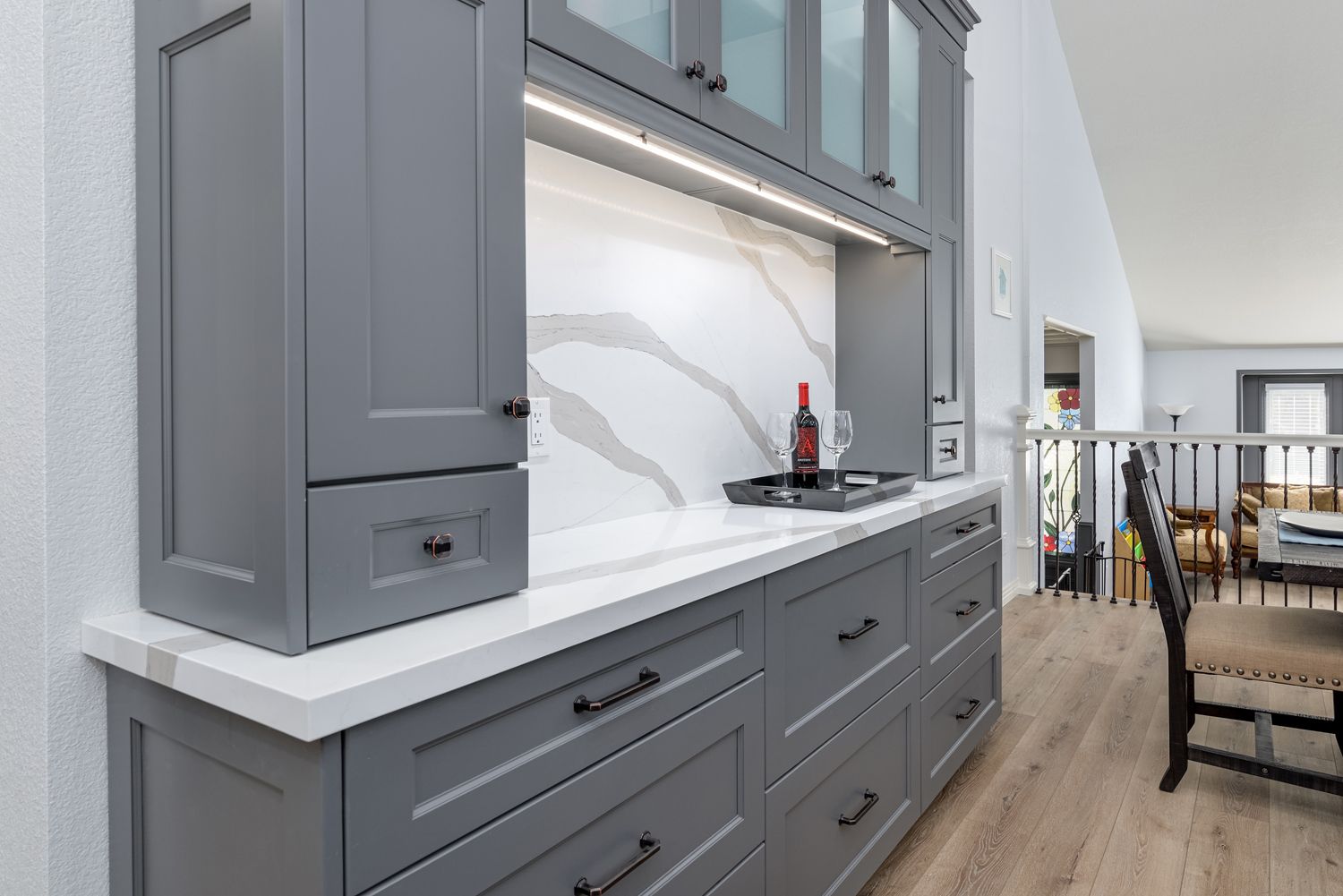 BUFFET Station, Santa Rosa Valley, VS  Kitchen Remodel