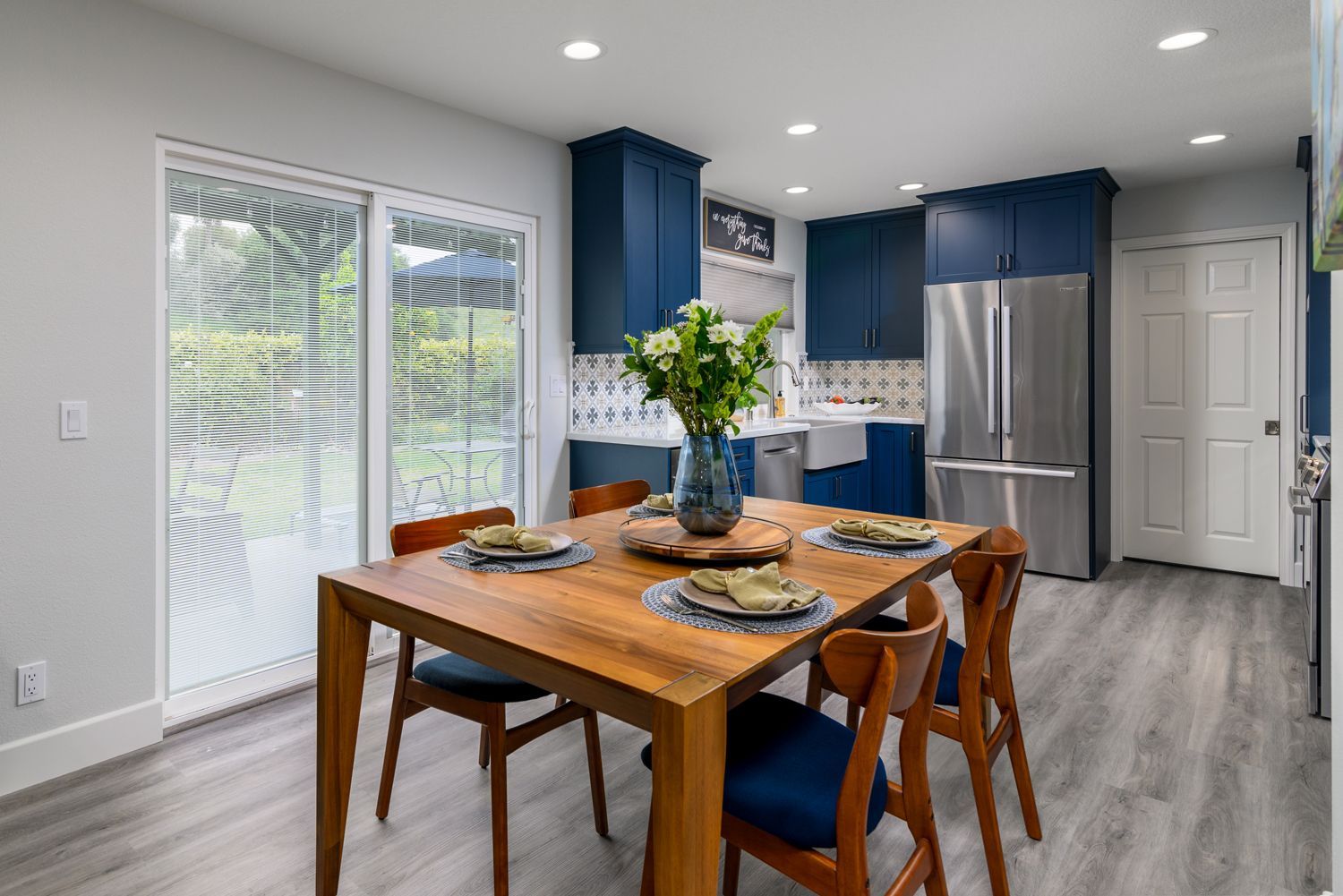 Dining Area in front of Kitchen, new remodel, Newbury Park, CA