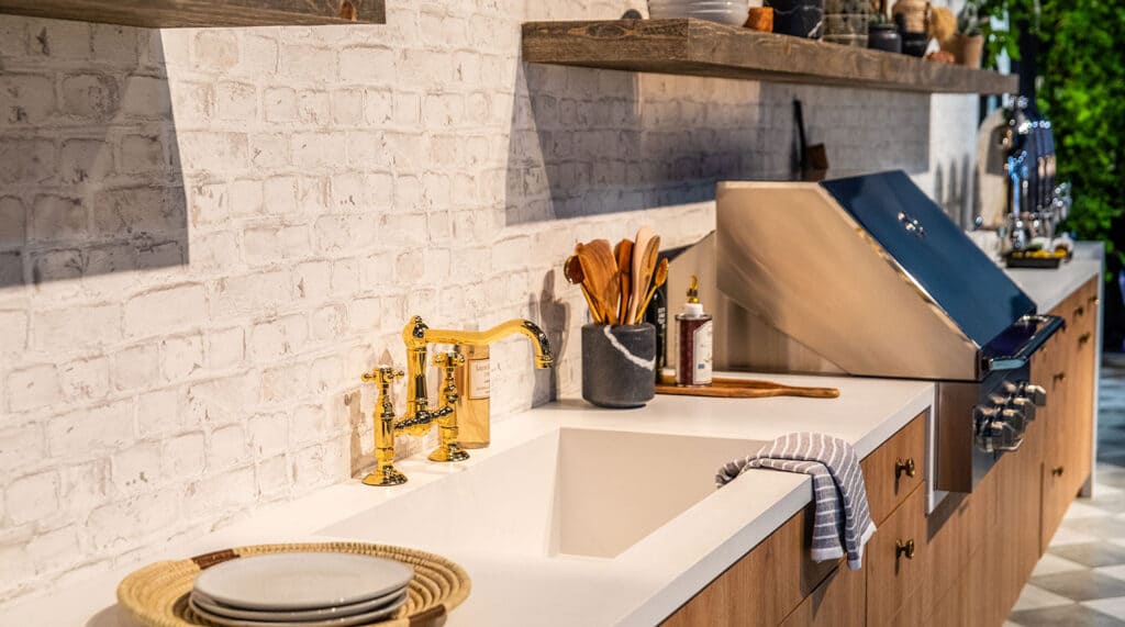 Farm House Style Outdoor Grilling Station, Caesarstone Countertops, Thousand Oaks