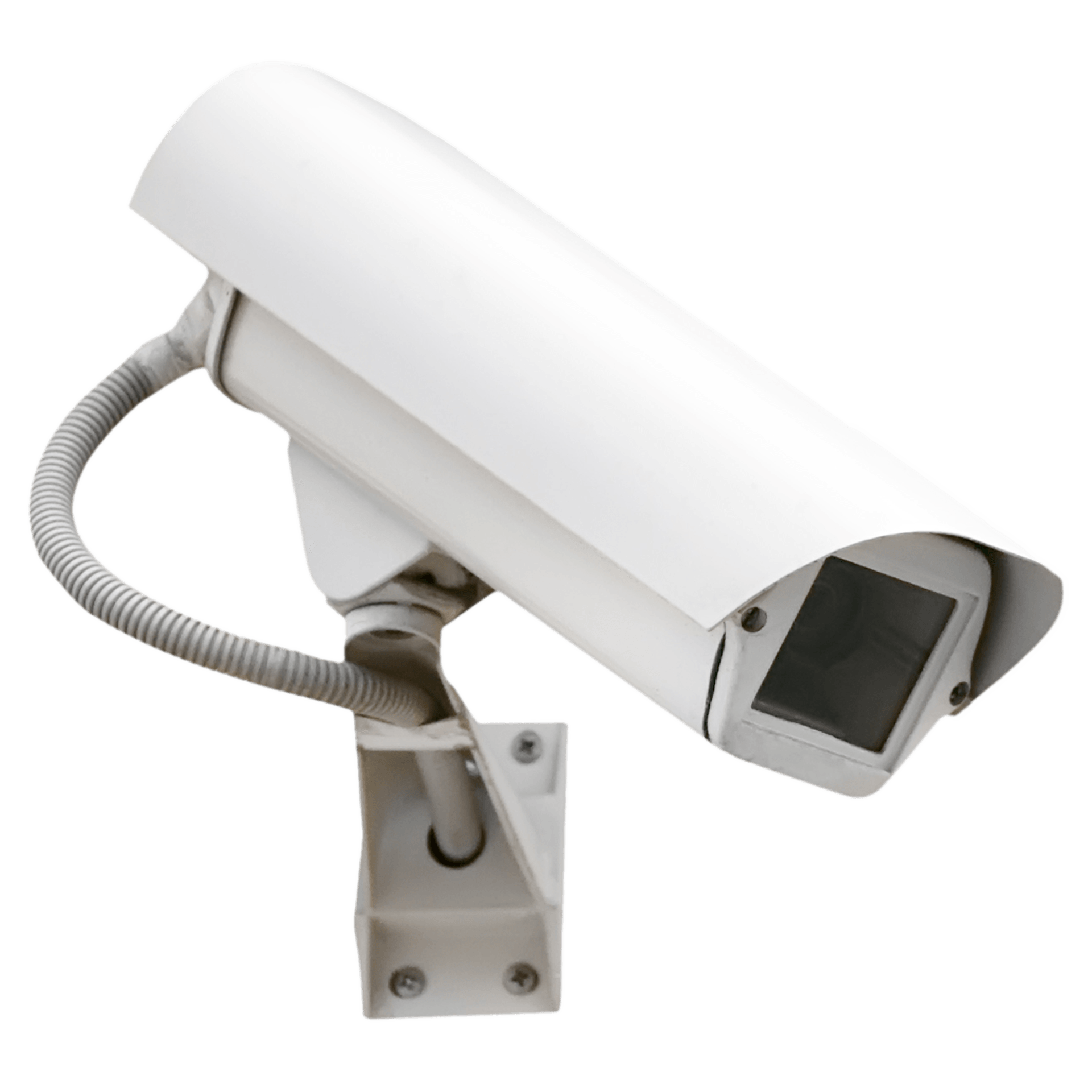 security camera isolated on white