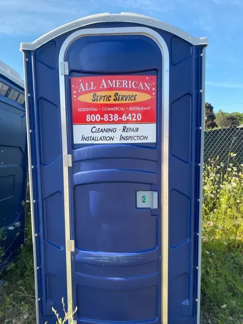 Portable Toilet — Imlay City, MI — All American Septic Service
