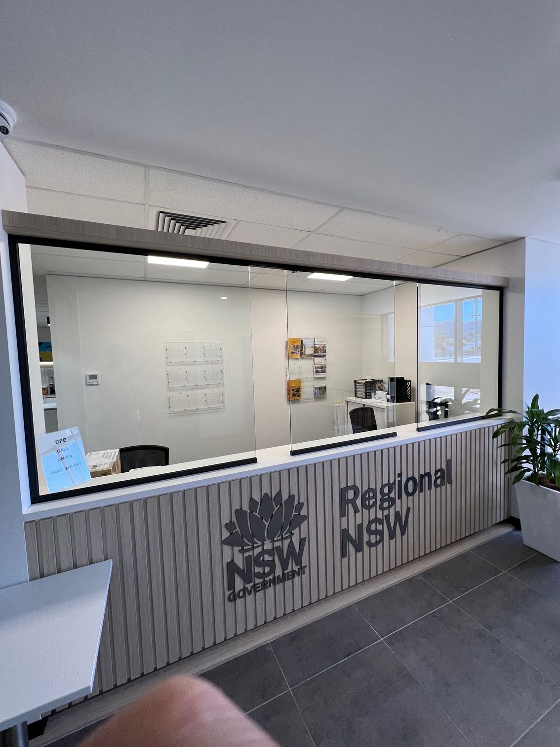 A Person is Standing in Front of a Regional NSW Counter — Rooney Glass in Coffs Harbour, NSW