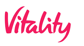 Pink "Vitality" logo.