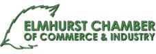 The logo for the elmhurst chamber of commerce and industry