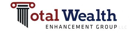 The logo for the wealth advisory group is black and gold.