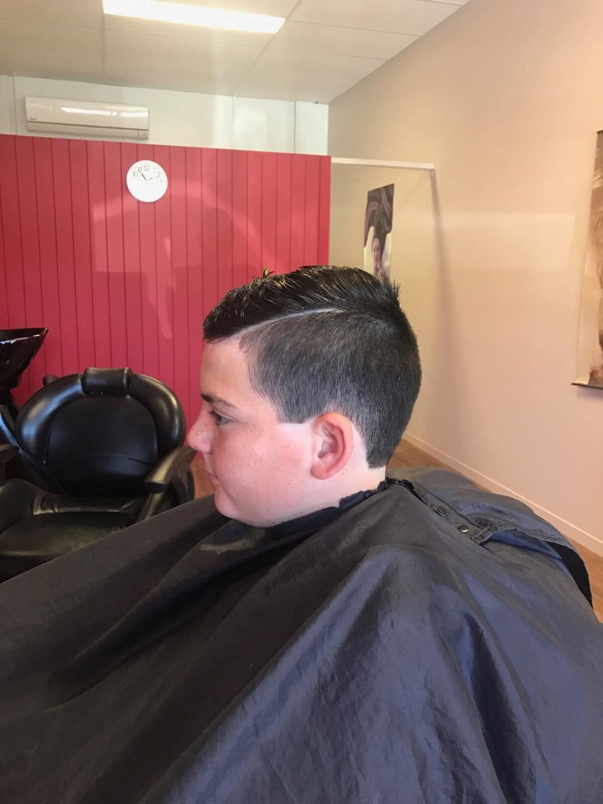 Young Boy After Haircut — Haircuts Services in Wilsonton, Qld