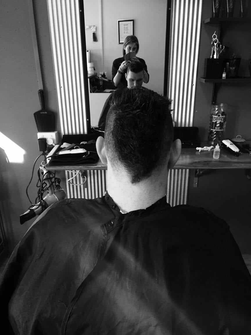 Back of Man's Haircut — Haircuts Services in Wilsonton, Qld