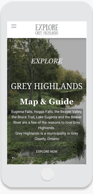 explore grey highlands website for phone