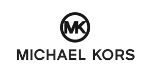 The michael kors logo is black and white on a white background.