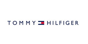 The logo for tommy hilfiger is on a white background.