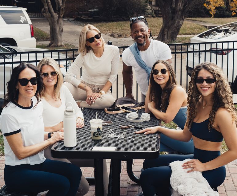 Core Society community gathers at pilates event in park