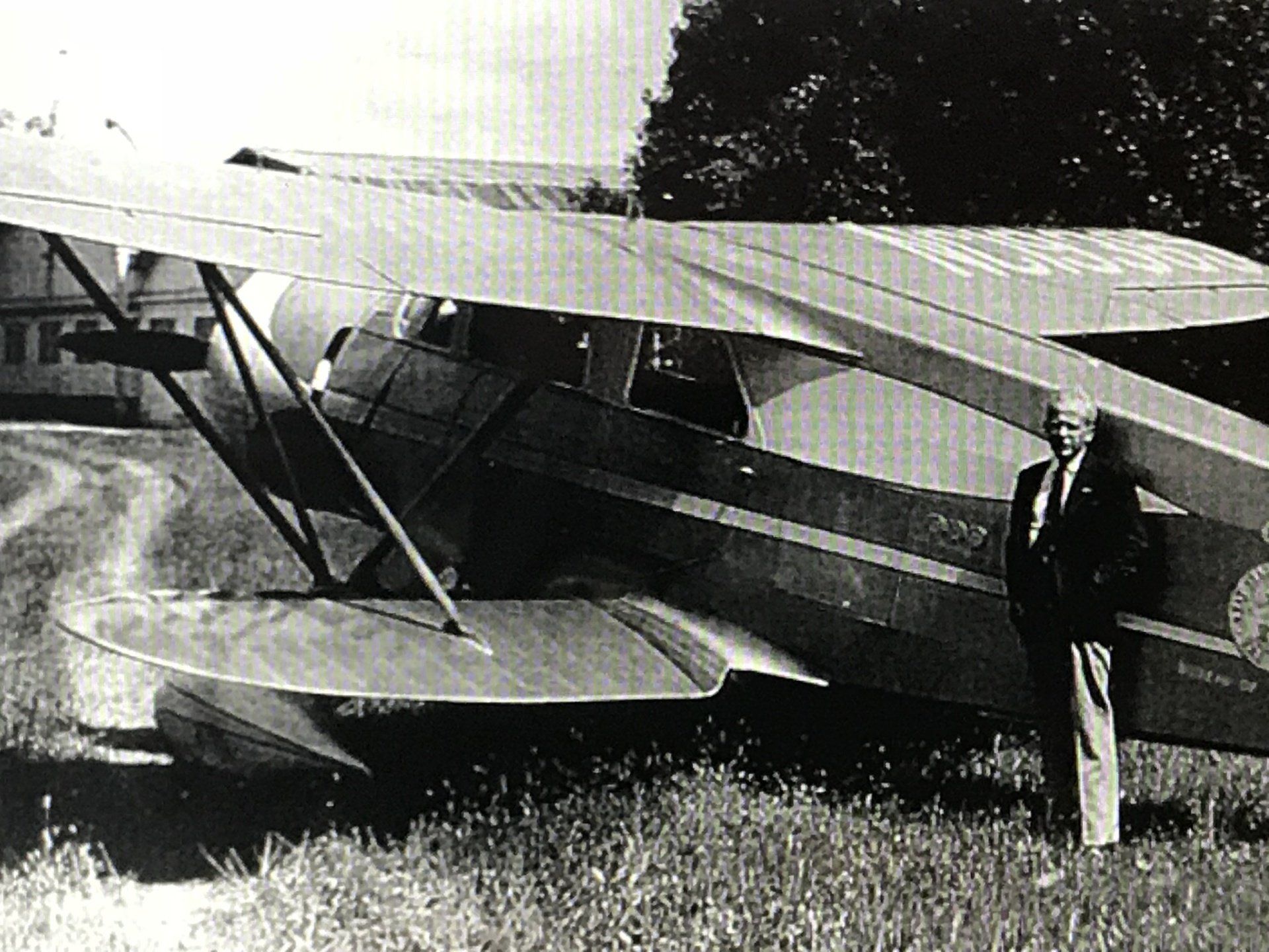 Ernie Hall First heavier than air type aero plane