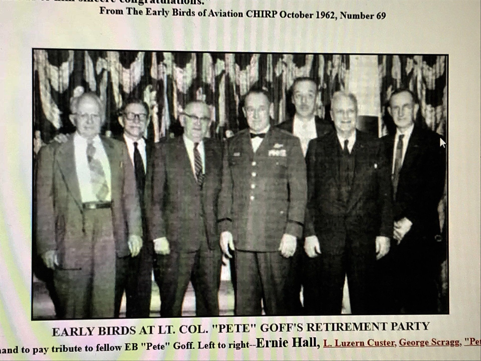 Ernie Hall Army Signal Corps