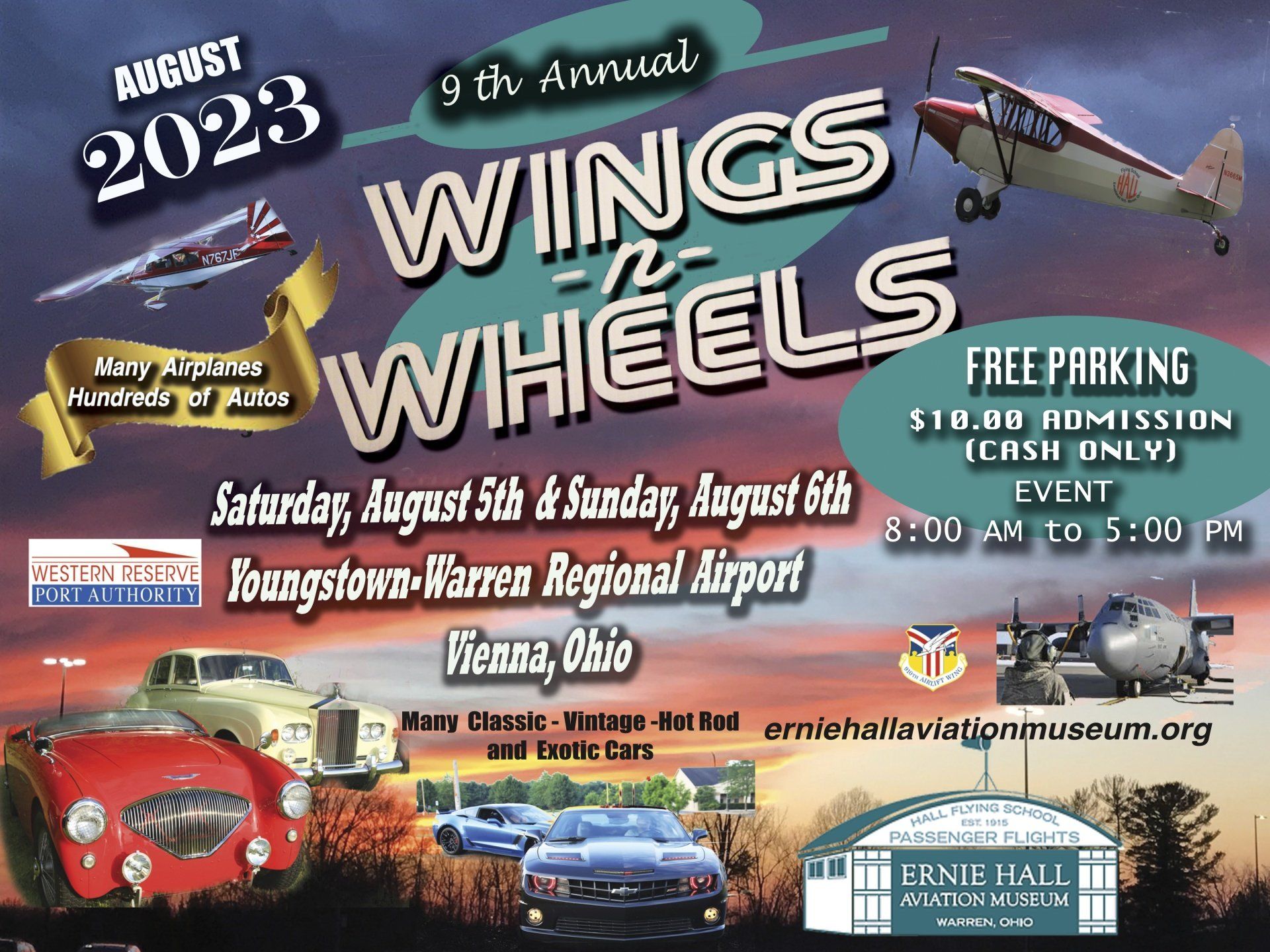 2023 Wings n Wheels car and airplane show