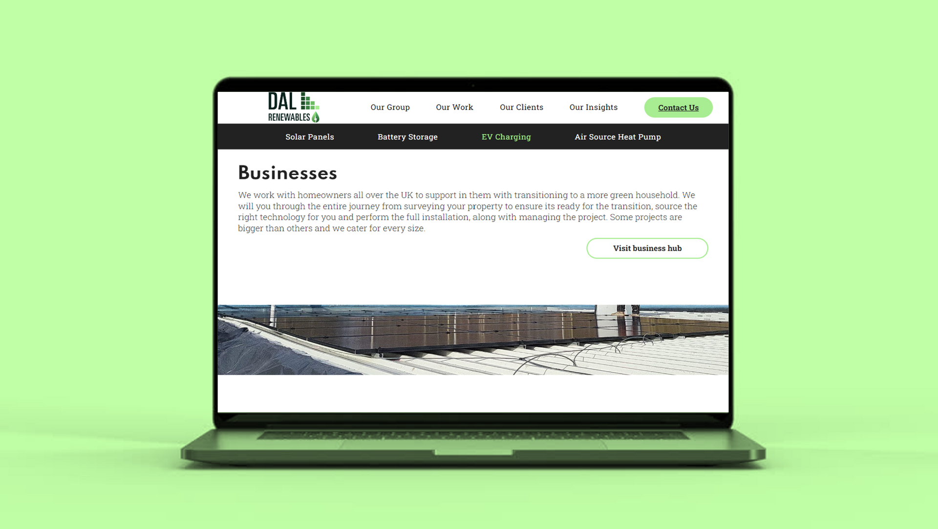 DAL Renewables website