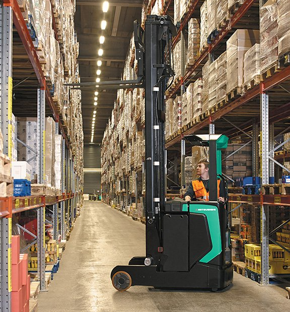 Small forklift truck