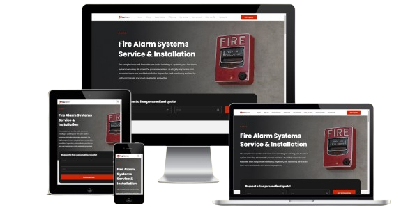 Image depicting the implementation of Firesided Security's website, showcasing the company's commitment to online safety and security services, including features like advanced threat protection, cybersecurity solutions, and user-friendly design.