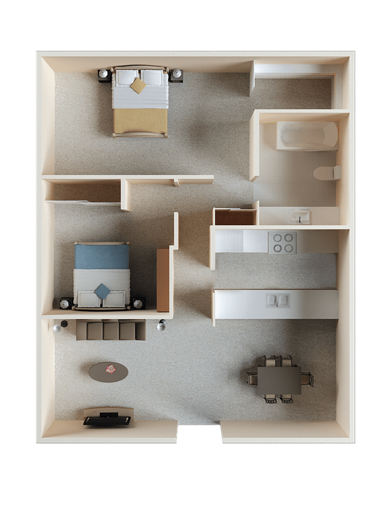 Plan C - City Park Apartments