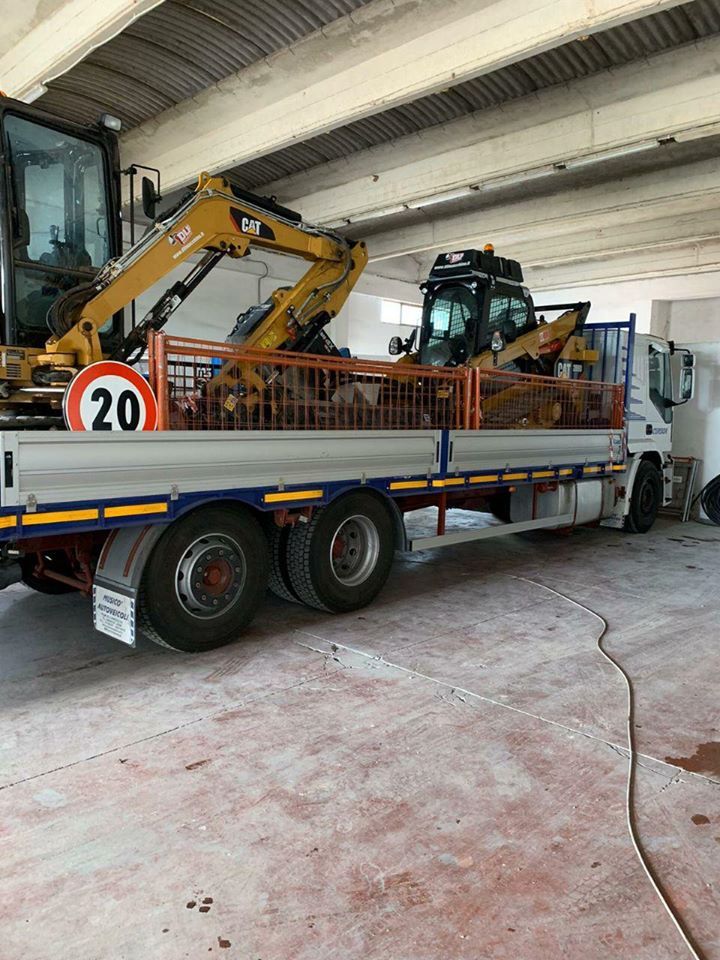 Lavori per l'installazione della fibra ottica