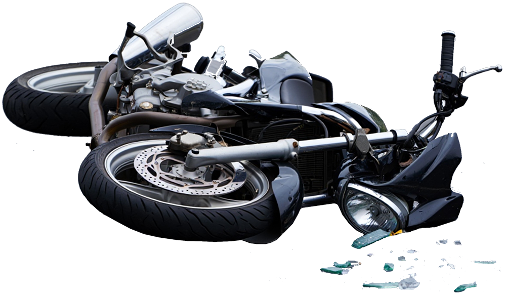 Wrecked Motorcycle