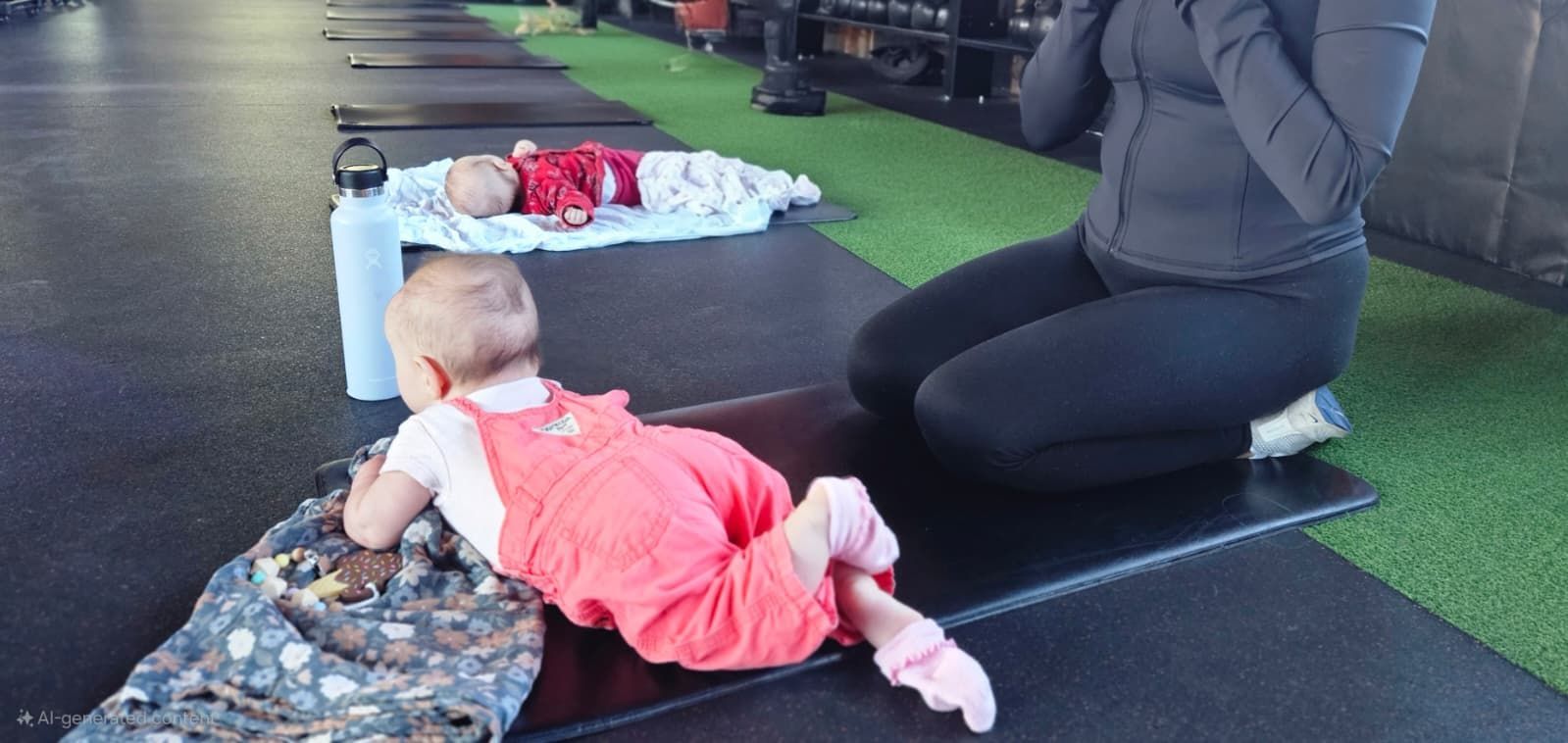 Postnatal and baby fitness class