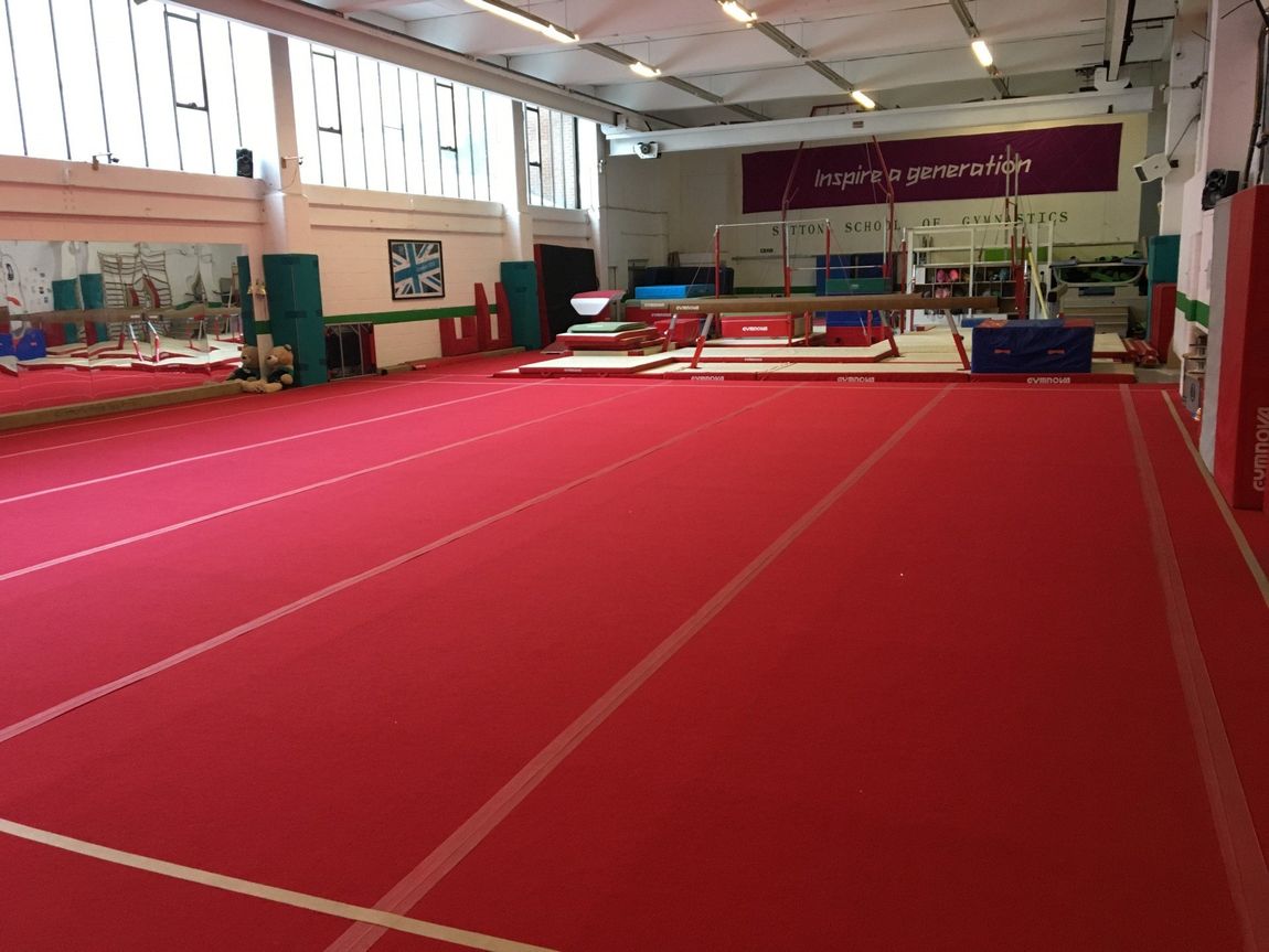 Gym one at Sutton School of Gymnastics