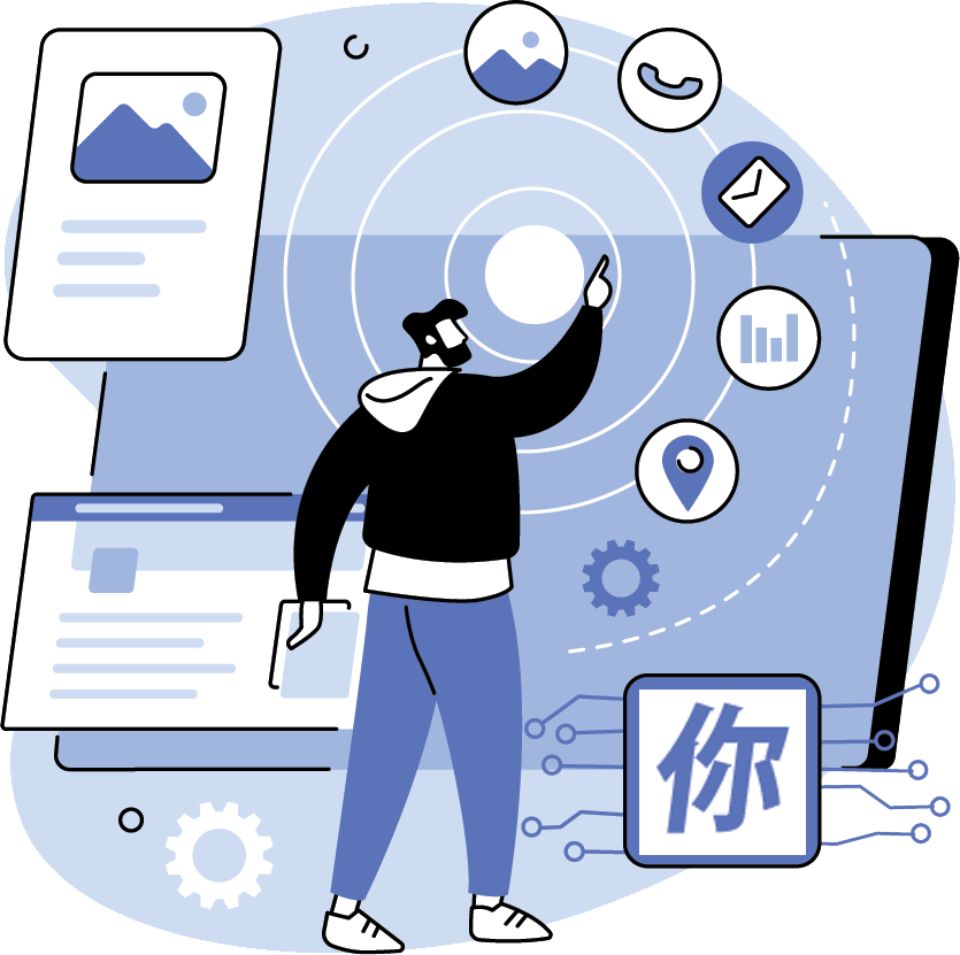 icona traduzioni a Modena Siti web