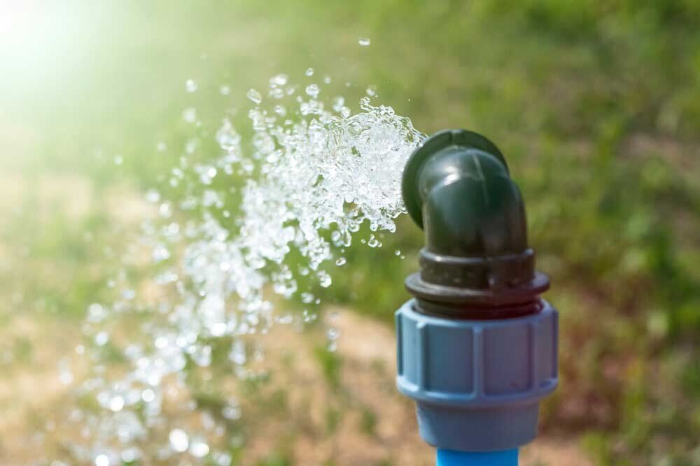 Water Spraying From Pipes — Irrigation Supplies in Yeppoon, QLD