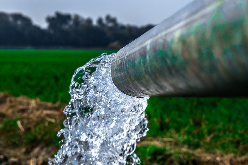 Water Coming Out Of Pipe — Irrigation Supplies in Yeppoon, QLD
