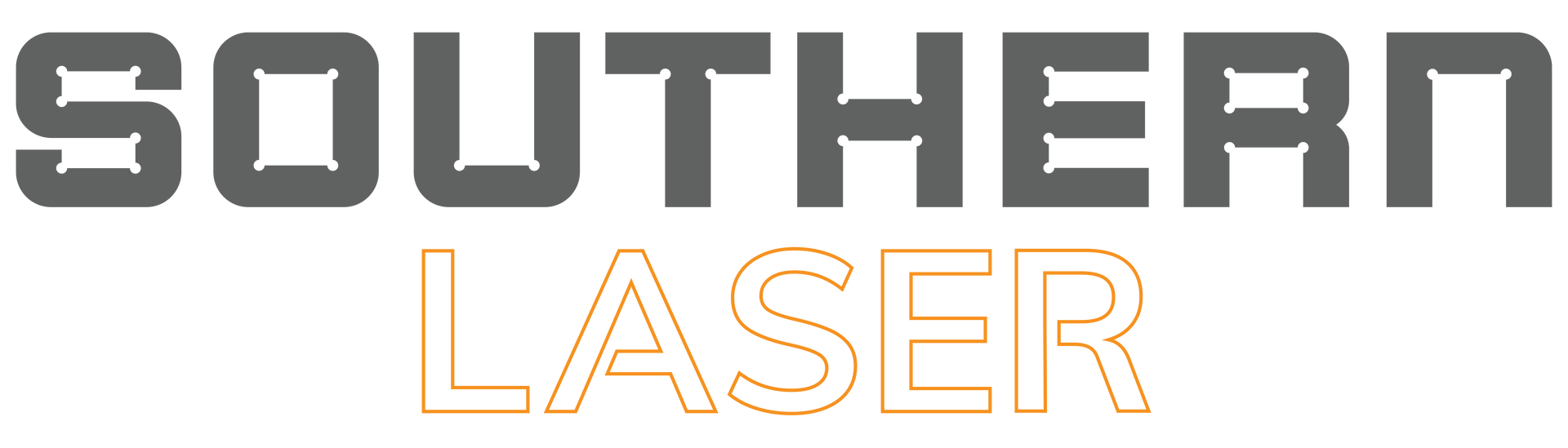 A logo for southern laser is shown on a white background.