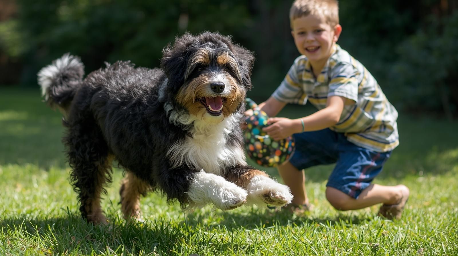 bernedoodle puppy friendly family breed