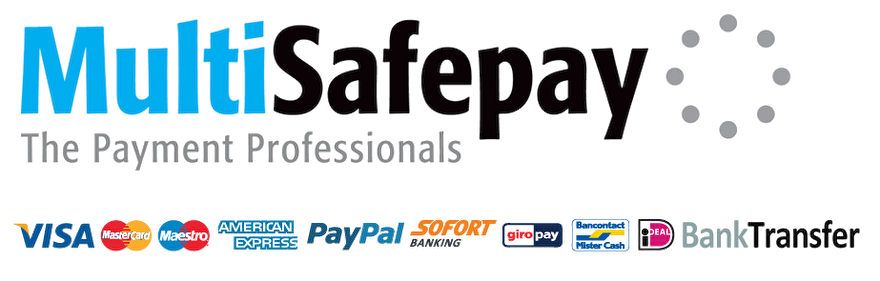 Een logo voor multisafepay de betalingsprofessionals