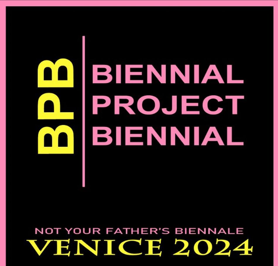 A poster for the biennial project in venice 2024