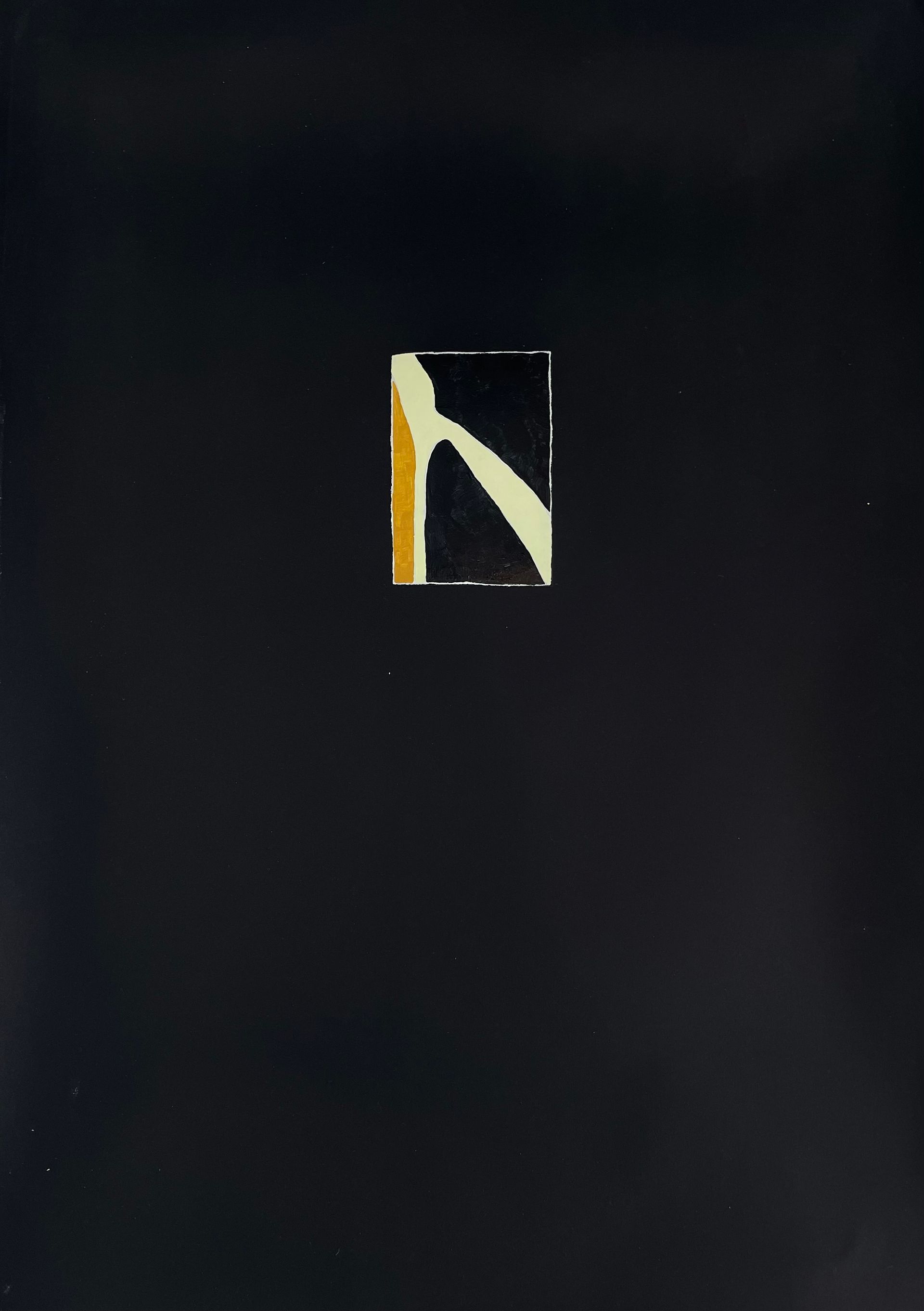 A black background with the letter n on it
