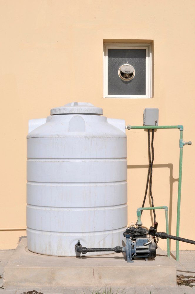 External Water Storage Tank — Dempsey Plumbing in Wyong