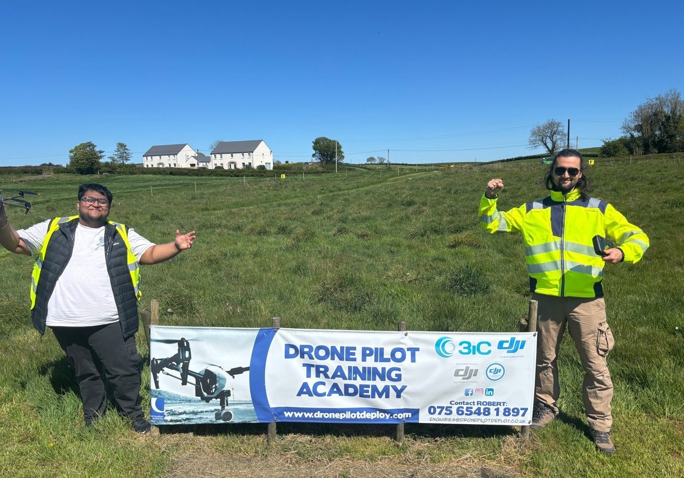 Drone Pilot Training Academy - 2 students passed their GVC Steven & Adam - Ordnance Survey Northern Ireland (OSNI) 