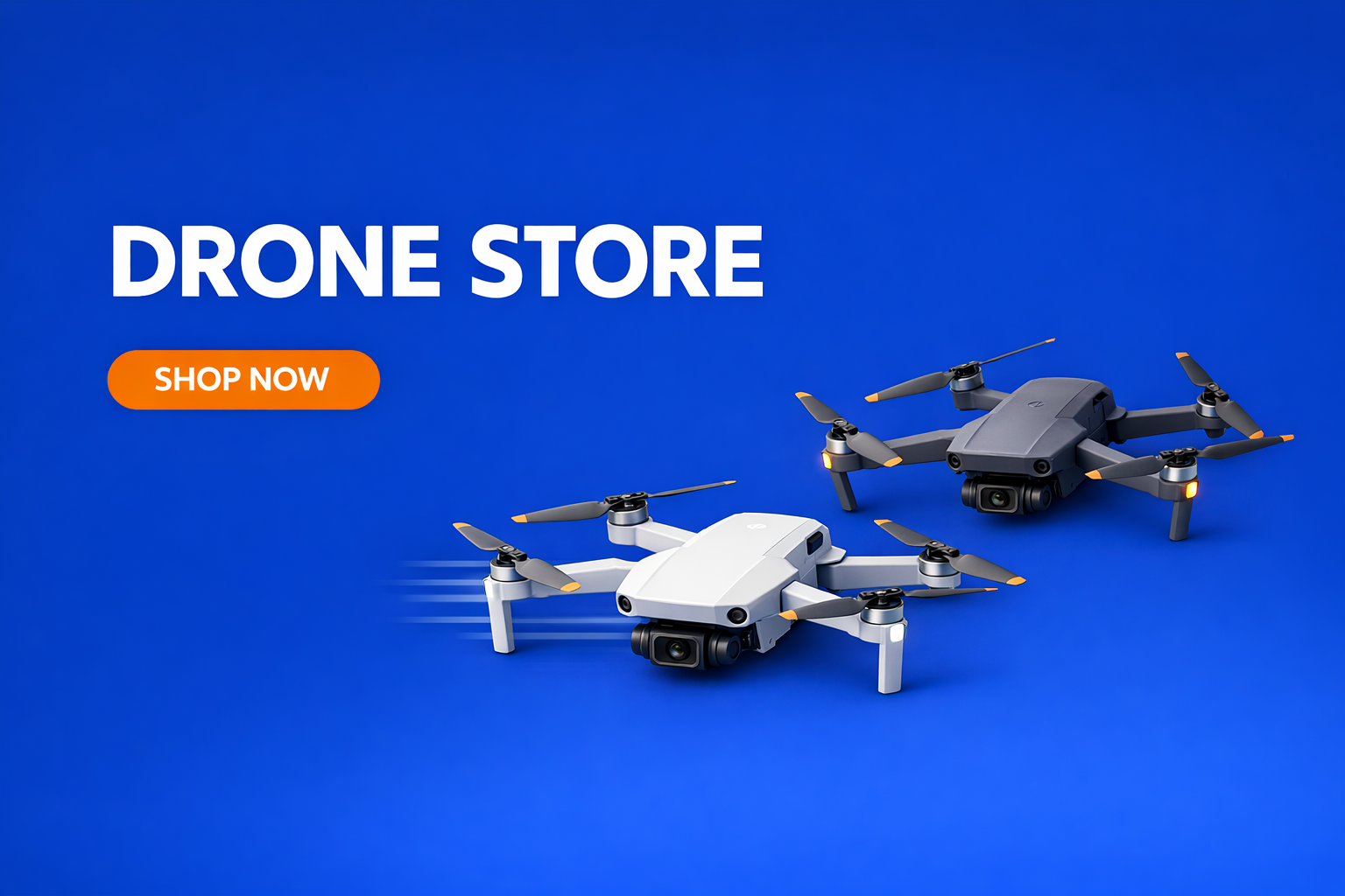 Drone Store Website Banner