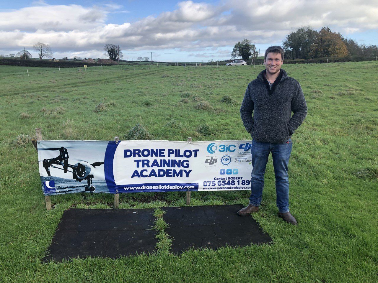 Drone Pilot Training Academy Belfast - Congratulations to Paul Cottney from AFBINI who successfully passed his  GVC Exam.  Well Done!