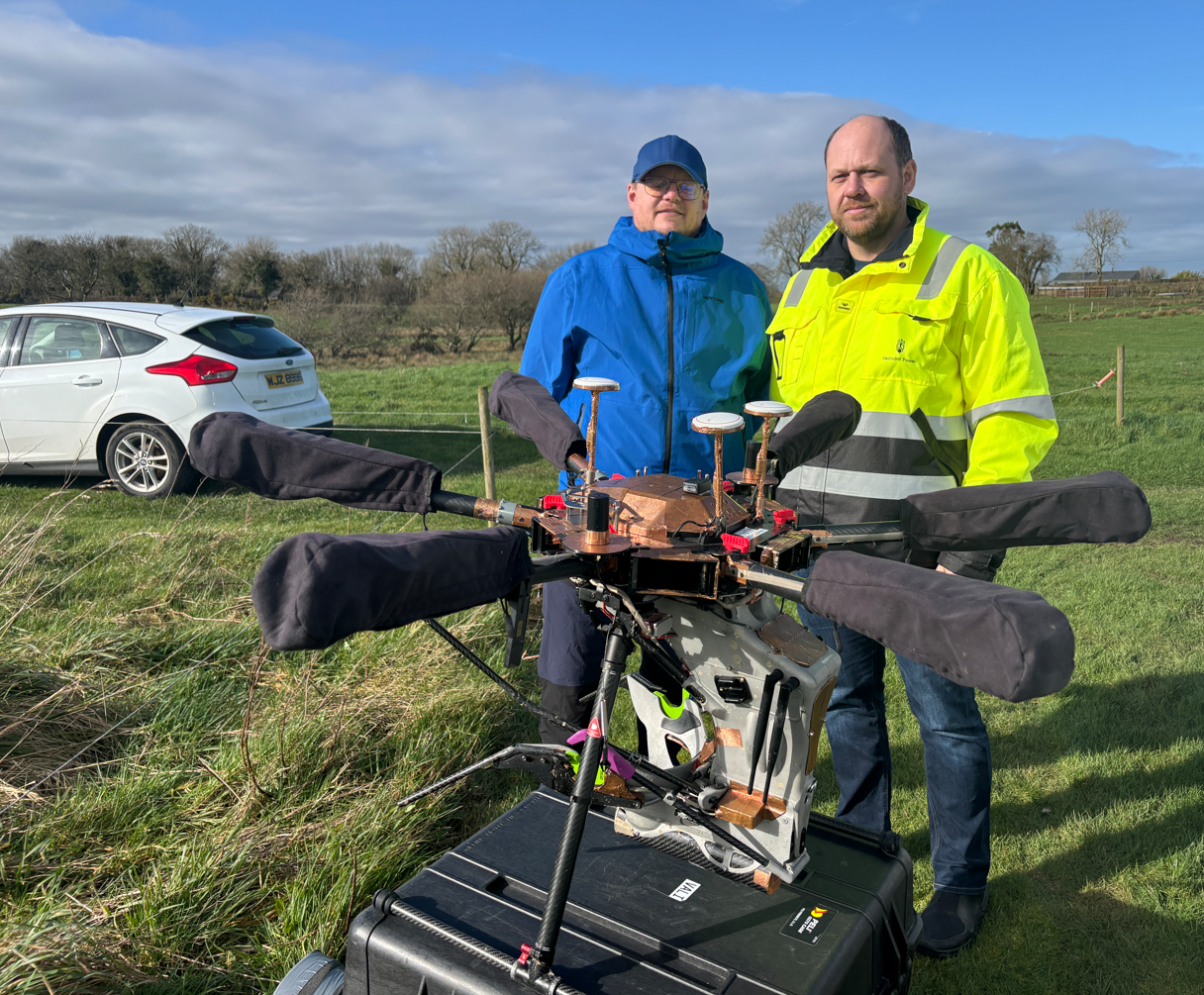 “Internationally qualified drone pilots supporting NIE Networks with UK‑first drone operations