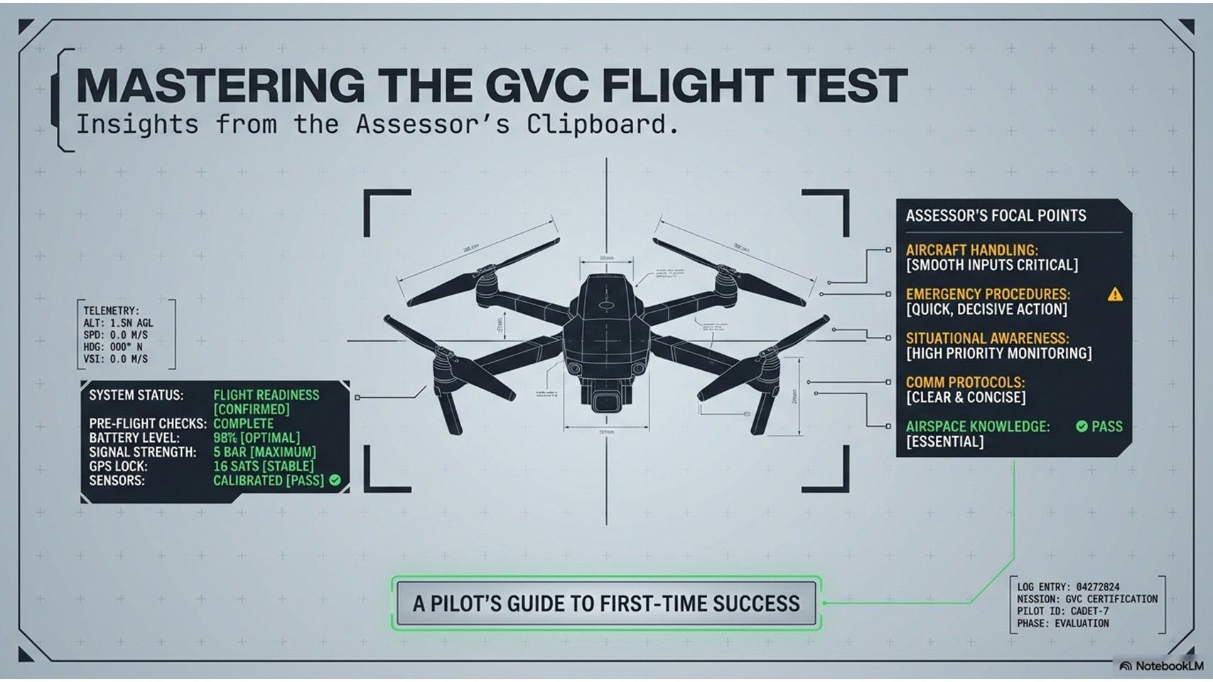 Drone Pilot Training Academy - Mastering GVC Flight Assessment First Time Slide 1