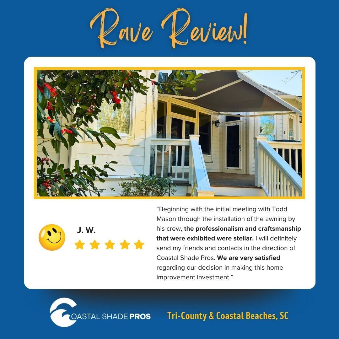 Customer review of a house with text about professionalism and craftsmanship. The review is for a home improvement service in South Carolina. Customer review of a house with text about professionalism and craftsmanship. The review is for a home improvement service in South Carolina.