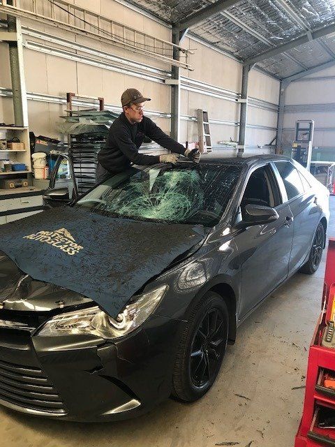 Toyota Camry Windscreen Replacement — Vehicle And Machinery Windscreens In Tamworth, NSW