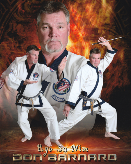 A picture of a man in a karate uniform.