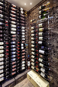 glass wine cellar