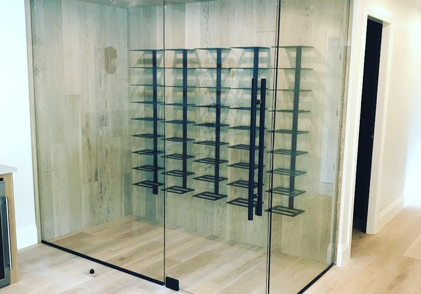 Glass Wine cellar