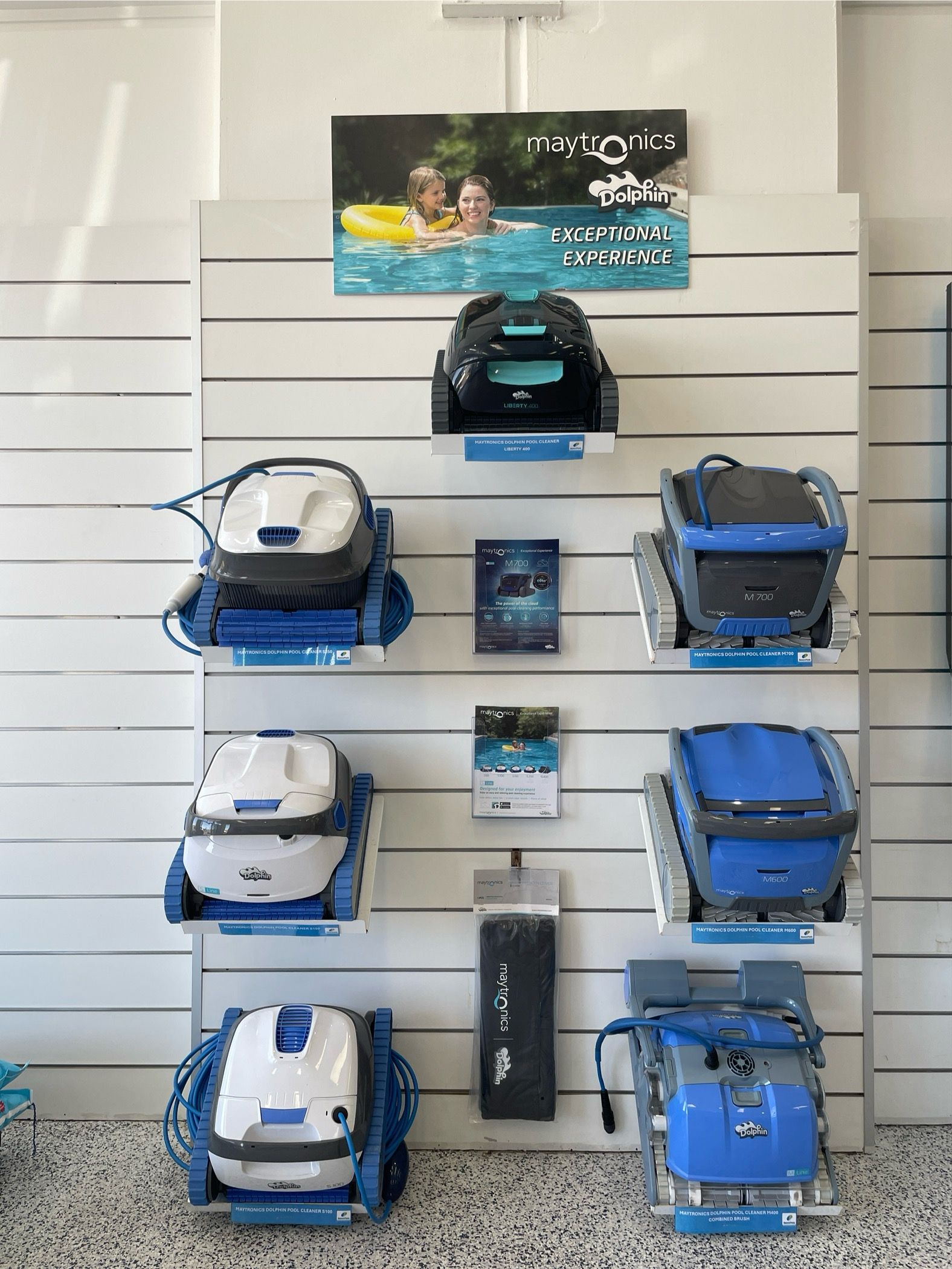 Pool Cleaning Block Box, Blue and White, With Chemical-free Claims — Banora Pools in Tweed Heads South, NSW