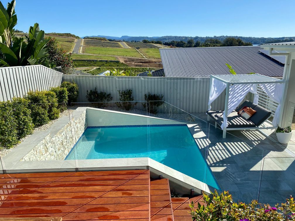Small Pool in Backyard, With a Cabana — Banora Pools in Tweed Heads South, NSW