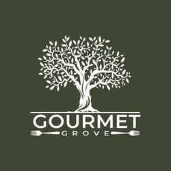 oak tree, gourmet grove, forks, food