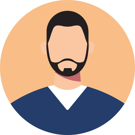 A person in a beanie and glasses holding and affectionately kissing a small, black and white French Bulldog.