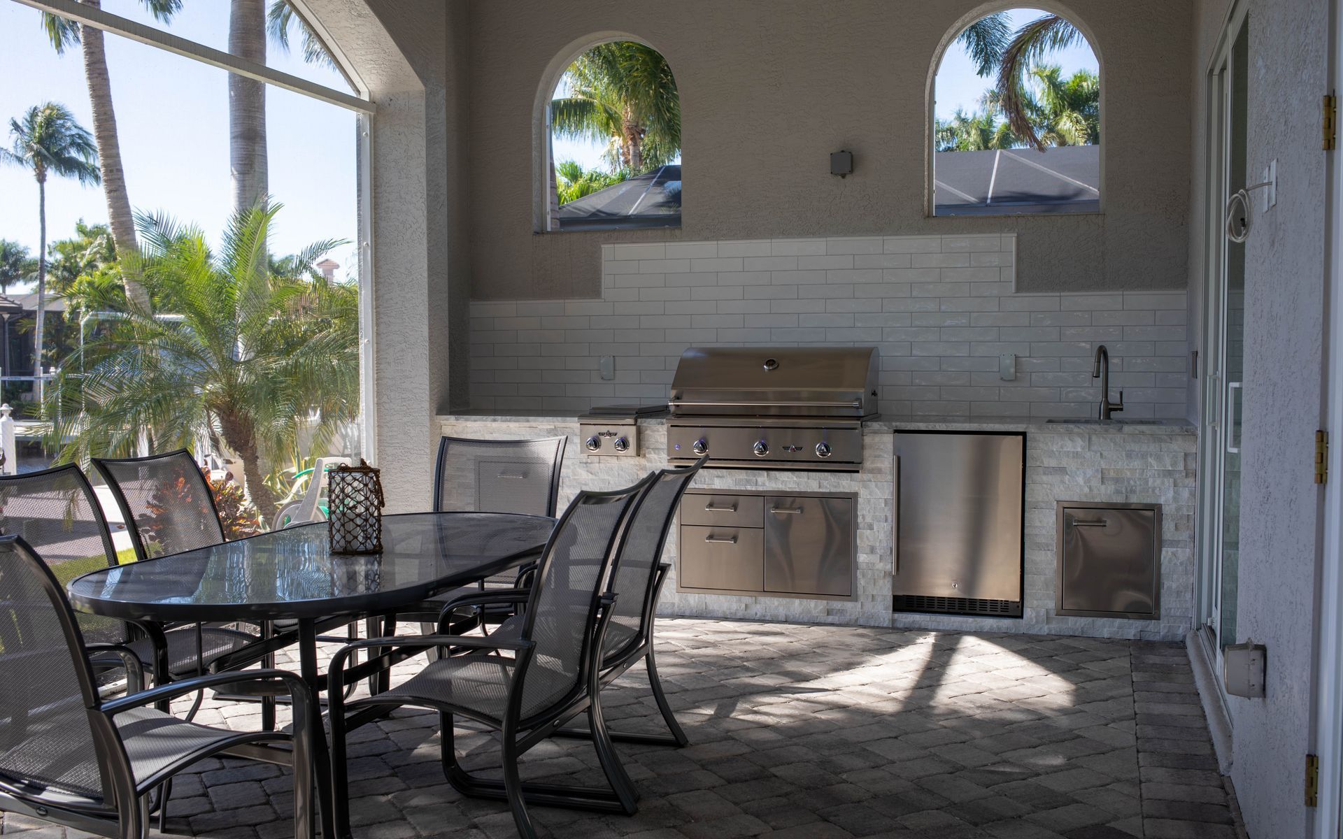 Custom Outdoor Kitchen Delta Heat  Side Burner & Grill Punta Gorda, FL